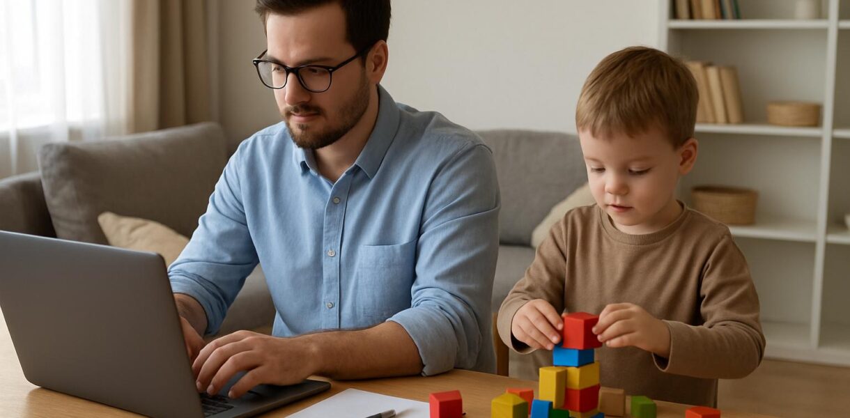 Dom, którego nikt nie „oddziela” na pół: jak pracować z domu, nie tracąc rodziny