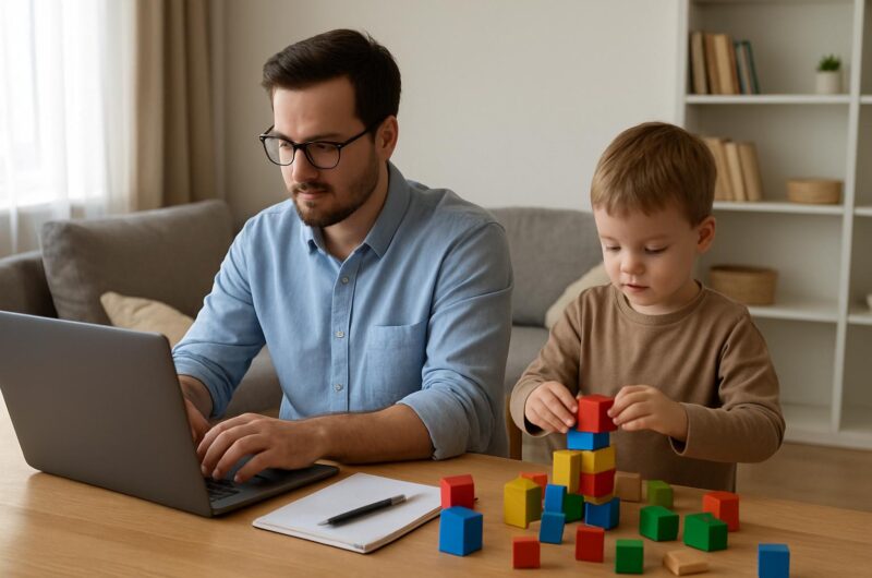 Dom, którego nikt nie „oddziela” na pół: jak pracować z domu, nie tracąc rodziny